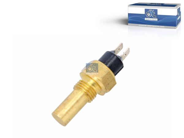 Temperatursensor passend für DAF, IVECO, MAN, MERCEDES-BENZ, SCANIA | DT 1.11077 - 111077 - D: 10,5 mm, M14 x 1,5, L: 60 mm, T: 29 mm, Tmax: 120 °C, 2 poles