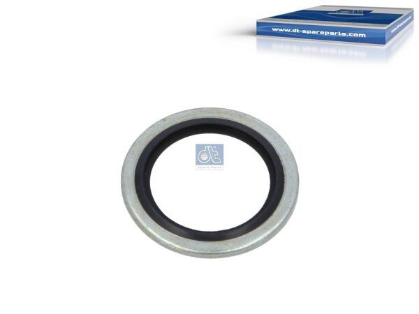 Dichtring passend für RENAULT, VOLVO | DT 2.11432 - 211432 - d1: 22 mm, d2: 25 mm, D: 33 mm, H: 3 mm