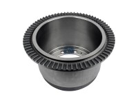 Bremstrommel passend für VOLVO | DT 2.40308 - 240308 - D: 394 mm, 10 bores, b: 28 mm, P: 335 mm, d: 282 mm, H: 312 mm, B: 266 mm