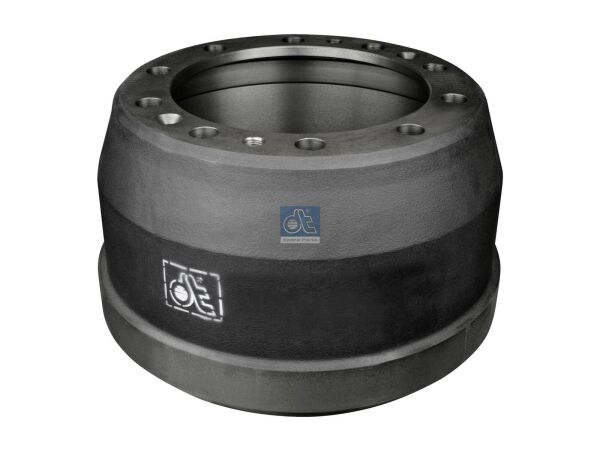 Bremstrommel passend für VOLVO | DT 2.40303 - 240303 - D: 410 mm, 10 bores, b: 28 mm, P: 335 mm, d: 282 mm, H: 282 mm, B: 202 mm