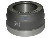 Bremstrommel passend für RENAULT, VOLVO | DT 2.40321 - 240321 - D: 410 mm, 10 bores, b: 28 mm, P: 335 mm, d: 282 mm, H: 260,5 mm, B: 200 mm