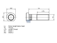 Radbolzen M22 x 1,5, passend für MAN | DT 3.61105 -...