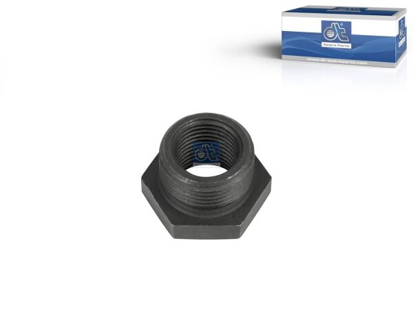 Reduzier-Adapter M16 x 1,5, M22 x 1,5, passend für DAF, MERCEDES-BENZ | DT 4.30087 - 430087 - SW: 27, H: 18 mm