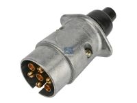 Stecker, Aluminium 12 V, ISO 1724, 7 poles passend...