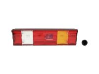 Rückleuchte, rechts, mit Rückfahralarm, mit Glühlampen 24 V, P21W, R10W passend für MERCEDES-BENZ | DT 4.62382 - 462382