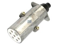 Stecker, Aluminium 24 V, ISO 3731, 7 poles passend...