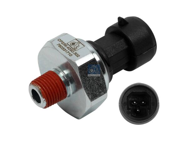 Öldrucksensor M10 x 1, passend für IVECO, RENAULT | DT 6.33302 - 633302 - SW: 25, L: 45,6 mm, 3 poles