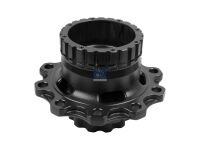 Radnabe, mit Lager passend für VOLVO | DT 2.65228 - 265228 - d1: 148 mm, d2: 148 mm, D: 383,4 mm, 10 bores, b: 27,2 mm, P: 335 mm, H: 270 mm