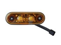 Positionsleuchte, orange 24 V, passend für RENAULT | DT 9.69051 - 969051 - L: 75 mm, H: 25 mm, T: 16,5 mm