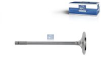 Einlassventil passend für IVECO, RENAULT | DT 6.22054 - 622054 - D1: 9 mm, D2: 54 mm, L: 163 mm, α: 30 °