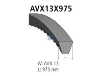 Keilriemensatz AVX 13, passend für MAN | DT 3.34297SP - 334297SP - L: 975 mm, AVX13X975, 2 belts