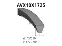 Keilriemensatz AVX 10, passend für MAN | DT 3.34414SP - 334414SP - L: 1725 mm, AVX10X1725, 2 belts