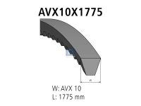 Keilriemensatz AVX 10, passend für MAN | DT 3.34439SP - 334439SP - L: 1775 mm, AVX10X1775, 3 belts