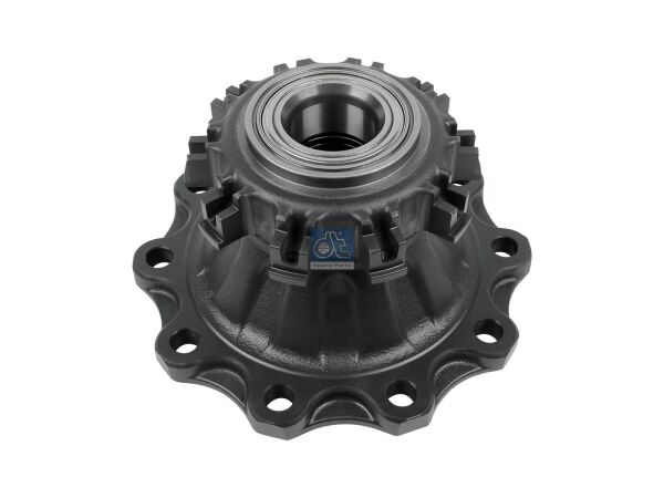 Radnabe, mit Lager passend für DAF | DT 5.20172 - 520172 - d1: 125 mm, d2: 125 mm, D: 383 mm, 10 bores, b: 25 mm, H: 139,5 mm