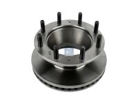 Bremsscheibe passend für IVECO | DT 7.36024 - 736024 - D: 377 mm, 8 bores, P: 275 mm, M20 x 1,5, d: 215 mm, H: 151,3 mm, S: 45 mm, s: 37 mm