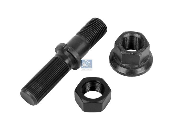 Radbolzen, komplett M22 x 2, passend für BPW | DT 10.10046 - 1010046 - LTh1: 50 mm, M22 x 1,5, LTh2: 26 mm, D: 32 mm, L: 114 mm, L1: 49 mm, L2: 60 mm, 10.9