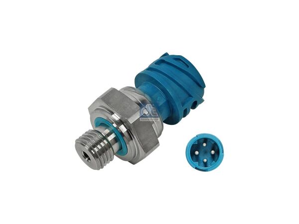 Drucksensor, Kraftstoff M14 x 1,5, passend für DAF | DT 5.44009 - 544009 - SW: 27, L: 50,4 mm, 4 poles