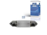 Glühlampe 12 V, C5W, 5 W, SV8,5-8, passend für DAF, IVECO, KRONE, OPEL, RENAULT | DT 9.78129 - 978129 - L: 39 mm