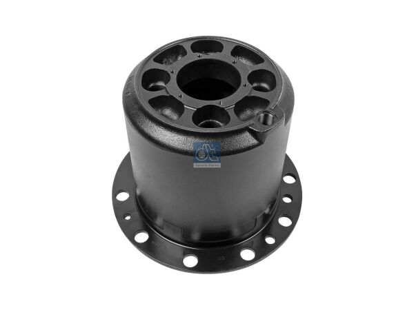 Differentialgehäuse, Hinterachse passend für RENAULT, VOLVO | DT 2.35291 - 235291 - d1: 101,5 mm, d2: 268 mm, D1: 280 mm, D2: 377 mm, H: 287 mm, 4 bores x 33,2 mm