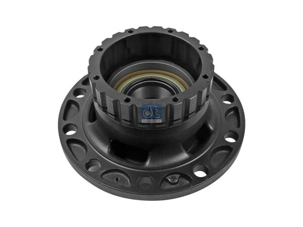 Radnabe, mit Lager passend für VOLVO | DT 2.65286 - 265286 - d1: 148 mm, d2: 148 mm, D: 383,4 mm, 10 bores, b: 27 mm, H: 226 mm