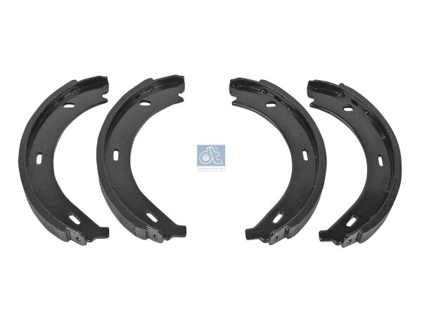 Bremsbackensatz, mit Belägen, ohne Federn passend für MERCEDES-BENZ | DT 4.91911 - 491911 - D: 178 mm, W: 20 mm