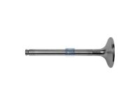 Einlassventil passend für MERCEDES-BENZ | DT 4.66394 - 466394 - D1: 8 mm, D2: 38 mm, L: 106,4 mm, α: 45 °