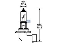 Glühlampe, Nebelscheinwerfer 12 V, HB4, 55 W, P22d passend für MERCEDES-BENZ, VW | DT 11.84140 - 1184140