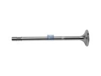 Auslassventil passend für MERCEDES-BENZ | DT 4.68945 - 468945 - D1: 6 mm, D2: 24,6 mm, L: 109,2 mm, α: 45 °