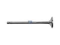 Auslassventil passend für MERCEDES-BENZ | DT 4.68946 - 468946 - D1: 7,7 mm, D2: 38 mm, L: 152,6 mm, α: 36 °