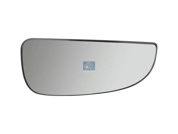 Spiegelglas, Weitwinkelspiegel, rechts passend für FIAT, PEUGEOT | DT 12.83500 - 1283500 - W: 118 mm, H: 188 mm