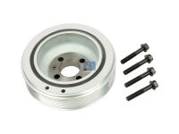 Riemenscheibe, mit Schrauben passend für FIAT, IVECO | DT 7.54744 - 754744 - d: 32 mm, D: 144 mm, M8, Lu: 45 mm, W: 45,5 mm