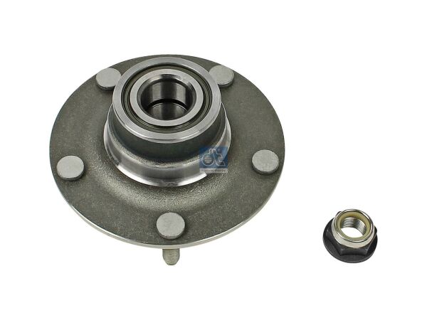 Radnabe, mit Mutter passend für FORD | DT 13.92102 - 1392102 - d: 37 mm, D: 188 mm, 5 bores, H: 90 mm