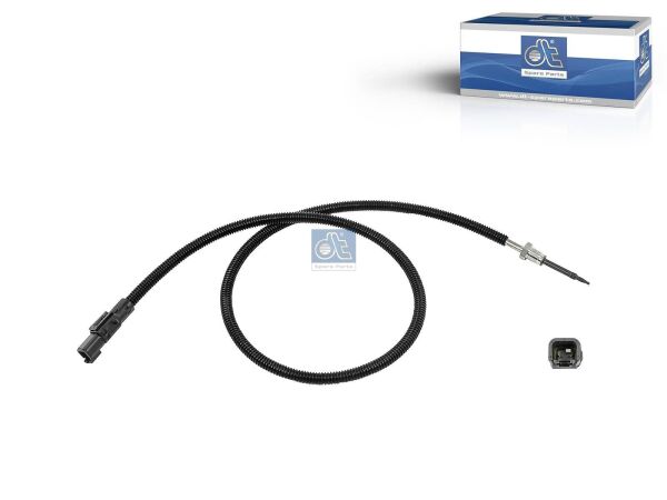 Abgastemperatursensor M14 x 1,5, passend für RENAULT, VOLVO | DT 2.76096 - 276096 - SW: 17, L: 1140 mm, L: 1005 mm, 2 poles