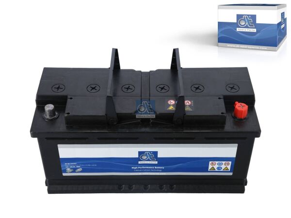 Starterbatterie 12 V, 800 A, 110 Ah, | DT 9.67428 - 967428 - L: 391 mm, W: 175 mm, H: 190 mm