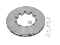 Bremsscheibe, mit Schrauben passend für DAF, SCANIA | DT 5.21221SP2 - 521221SP2 - D: 432 mm, S: 45 mm, s: 37 mm